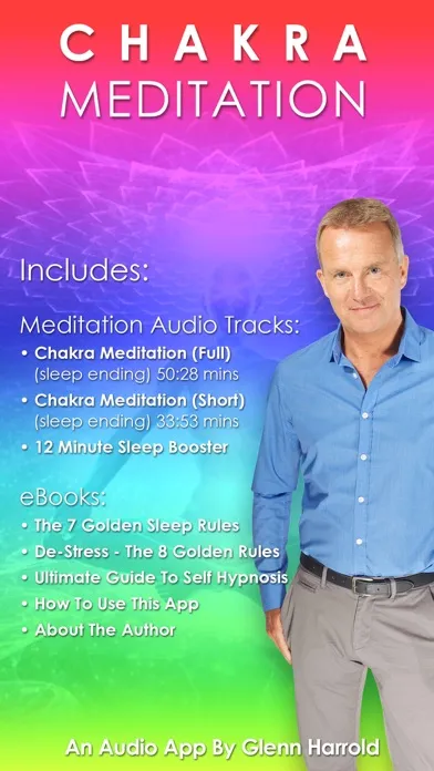 Capturas de tela do A Chakra Meditation by Glenn Harrold