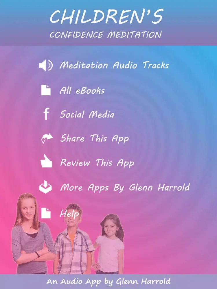 Tangkapan layar Children's Confidence Meditations by Glenn Harrold: Calming Relaxations for Kids iPad 
