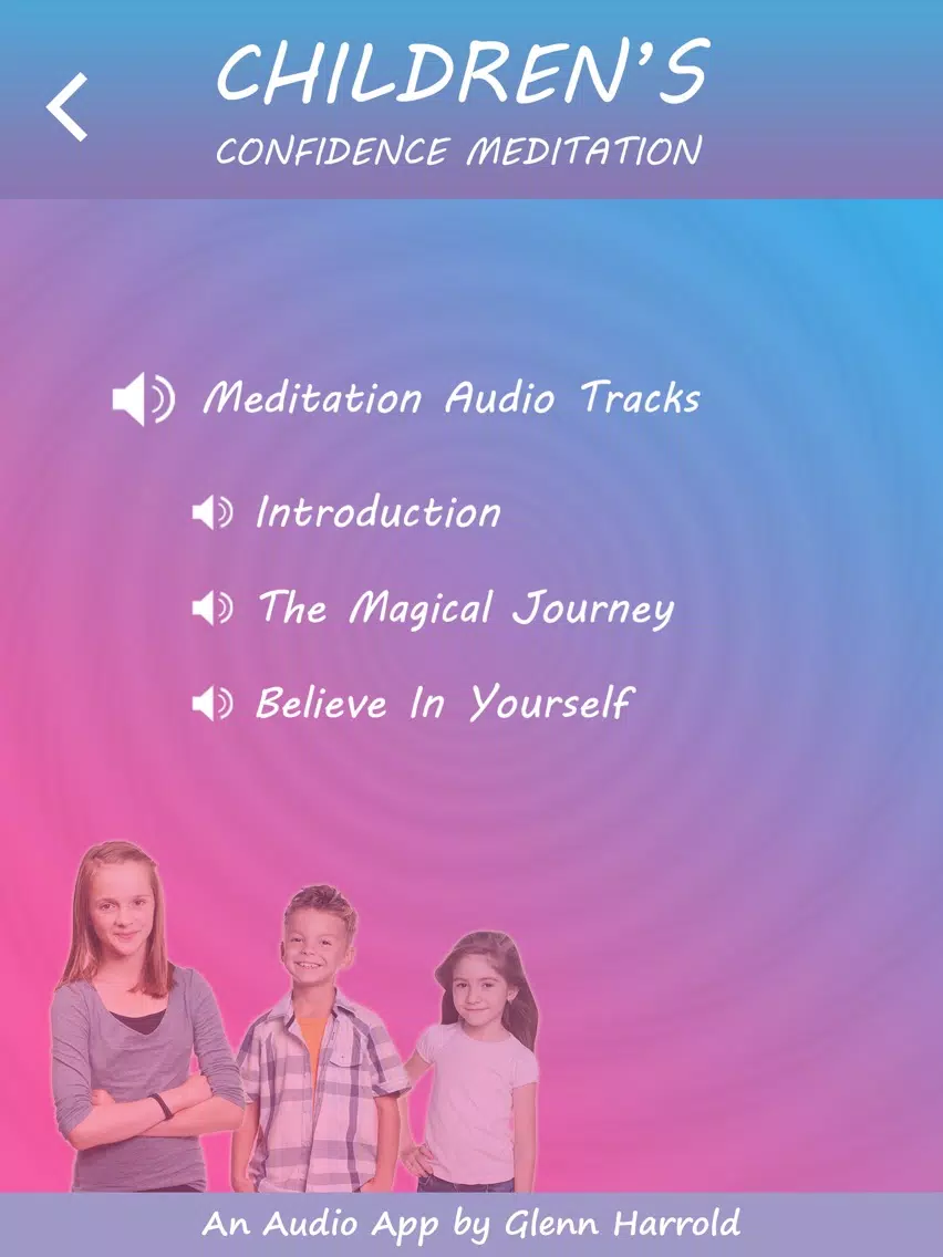 Children's Confidence Meditations by Glenn Harrold: Calming Relaxations for Kids iPad  স্ক্রিনশট