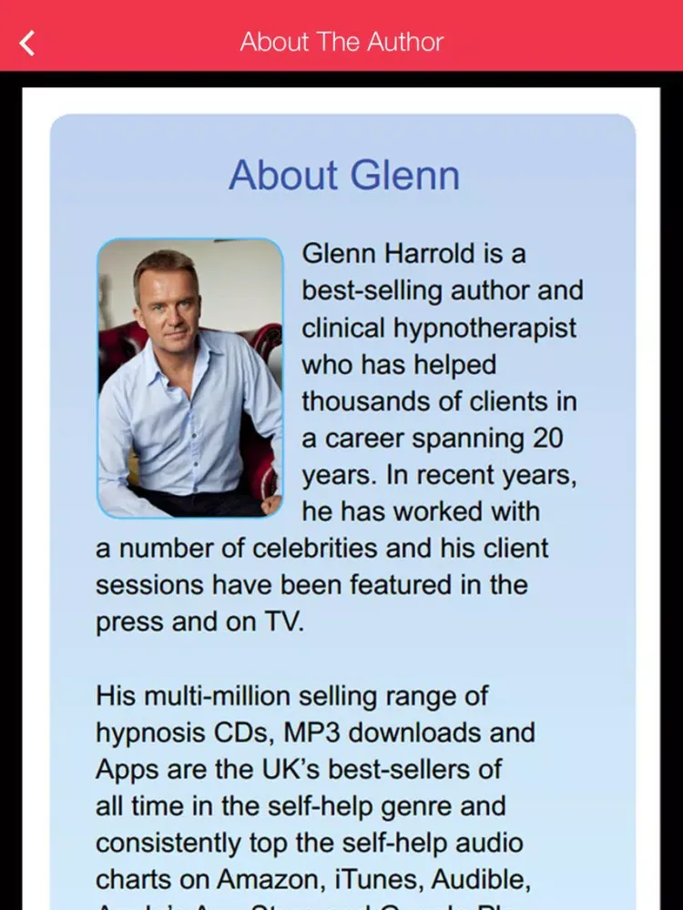 Overcome Phobias by Glenn Harrold: Clinical Hypnotherapy for All Phobias iPad  スクリーンショット