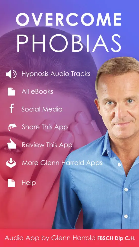 Overcome Phobias by Glenn Harrold: Clinical Hypnotherapy for All Phobias スクリーンショット