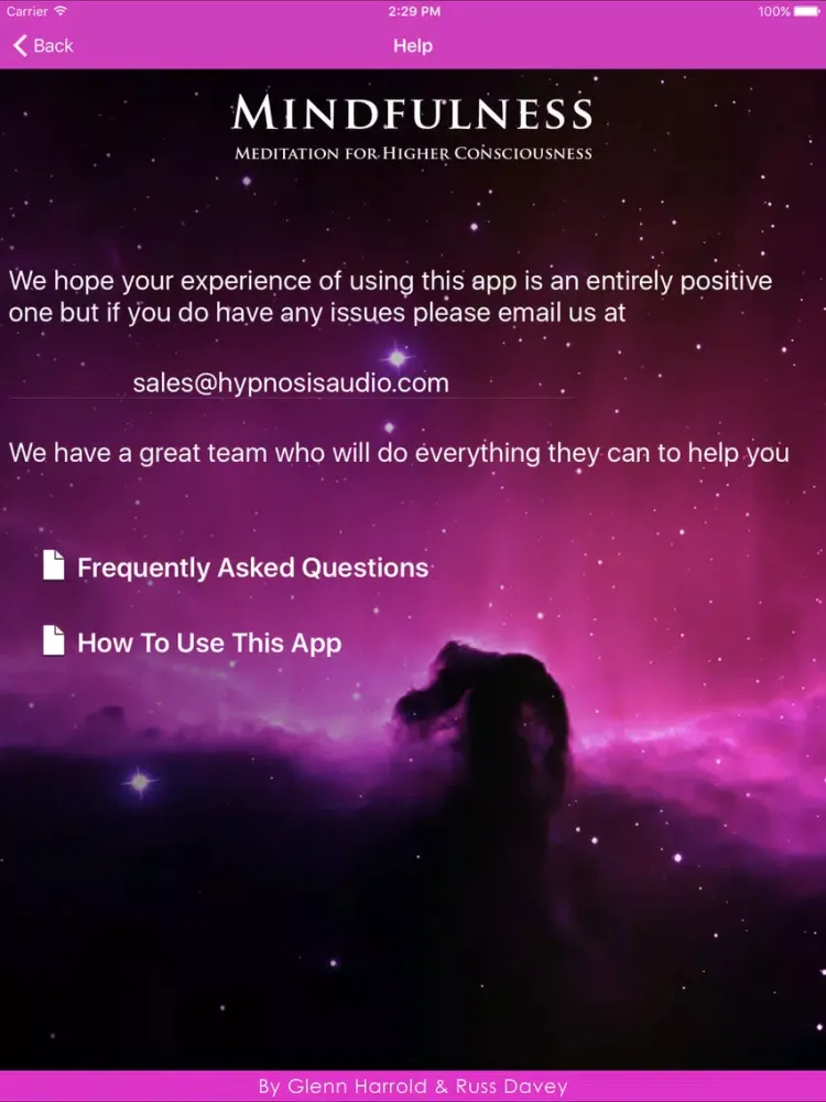 Tangkapan layar Mindfulness Meditation for Higher Consciousness iPad 