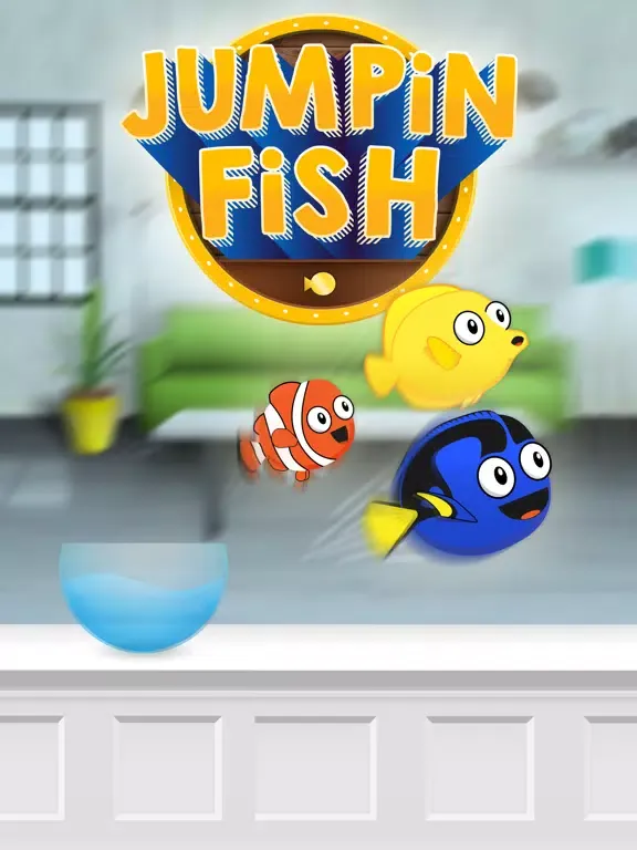 Tangkapan layar Jumpin Fish iPad 