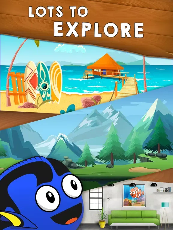 Tangkapan layar Jumpin Fish iPad 