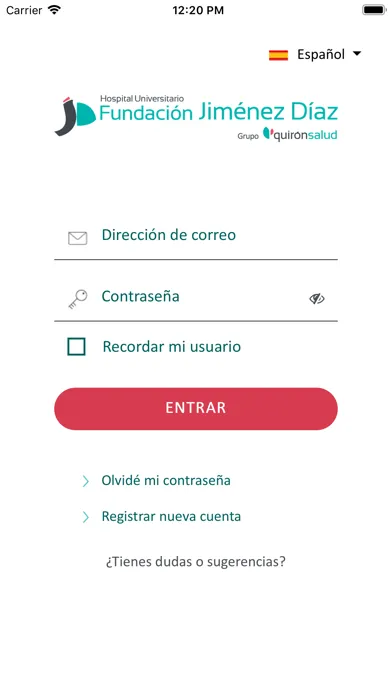 Fundación Jimenez Díaz Screenshots
