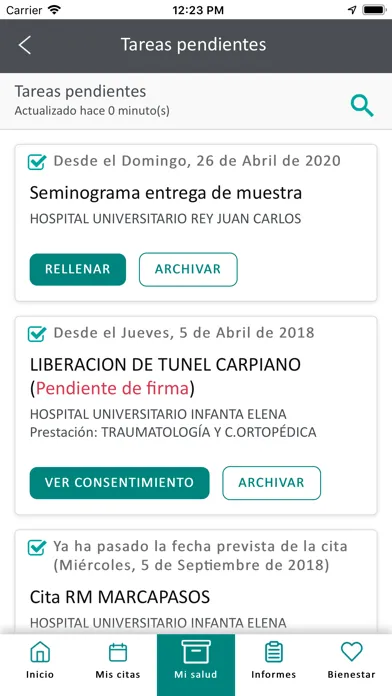 Fundación Jimenez Díaz Screenshots