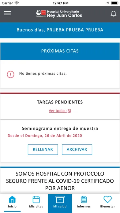 H.U Rey Juan Carlos Screenshots