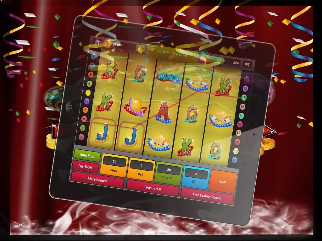Capturas de pantalla de Mardi Gras Slots FREE – Big Win Jackpot , Spin the Bonus Casino Wheel Craze iPad 