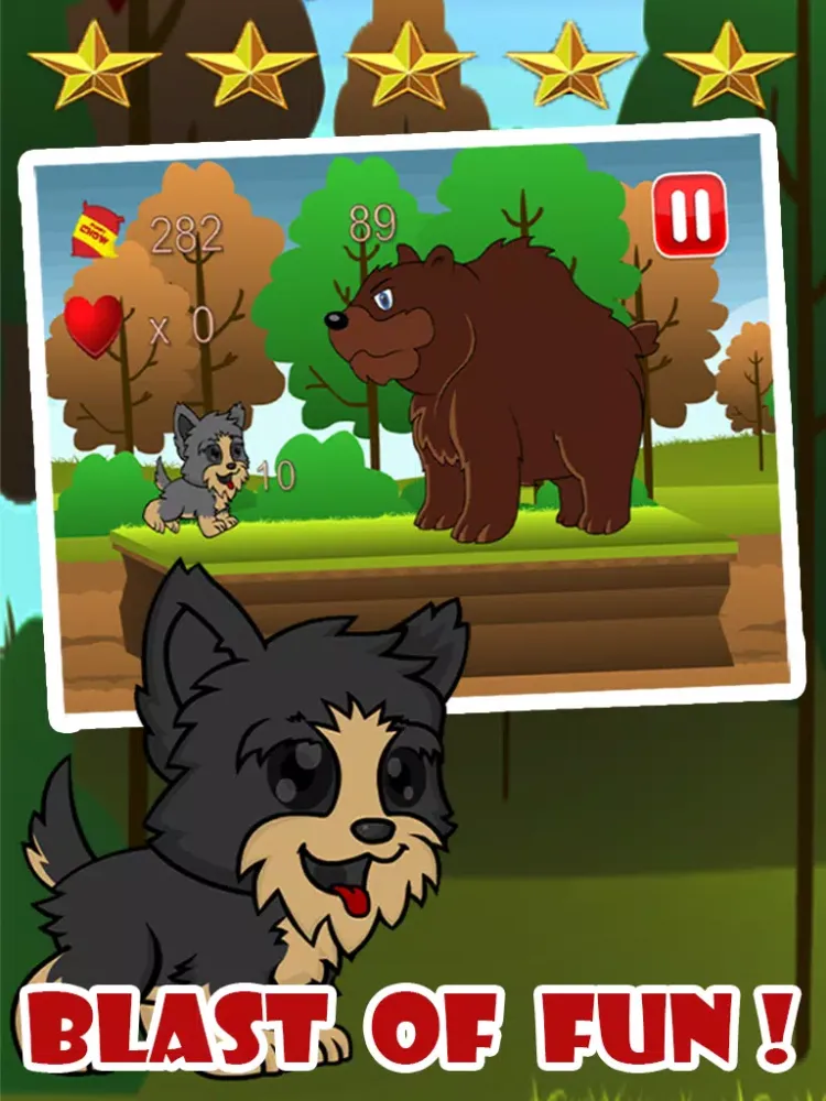 Yorkie Pup Fun Run iPad  سکرین شاٹس