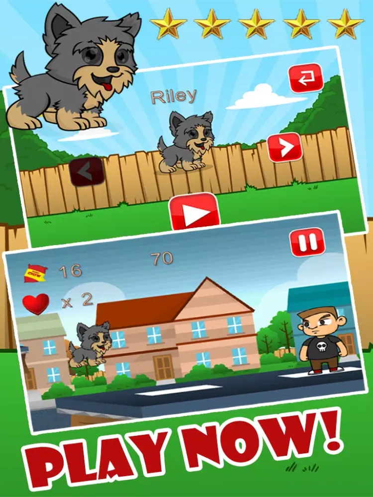 Yorkie Pup Fun Run iPad  سکرین شاٹس