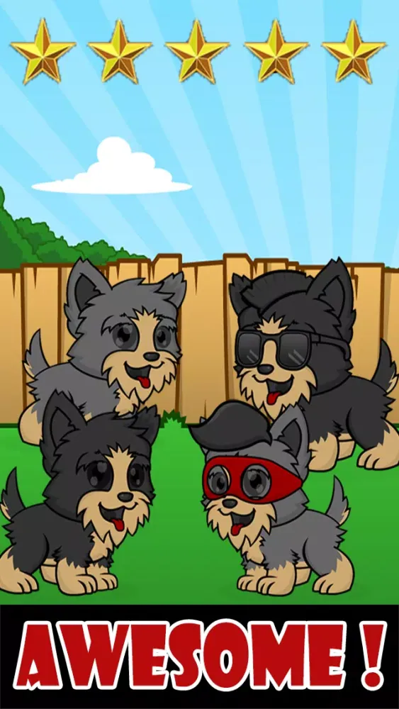 Yorkie Pup Fun Run سکرین شاٹس