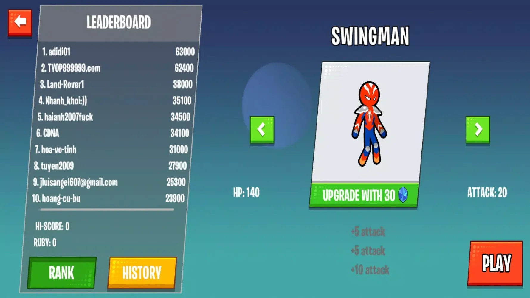 Hero Wars - stick fight Screenshots