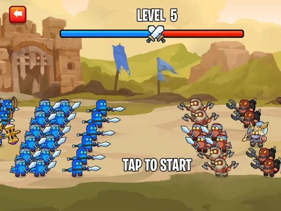 Legions War: Art of Strategy iPad  스크린샷