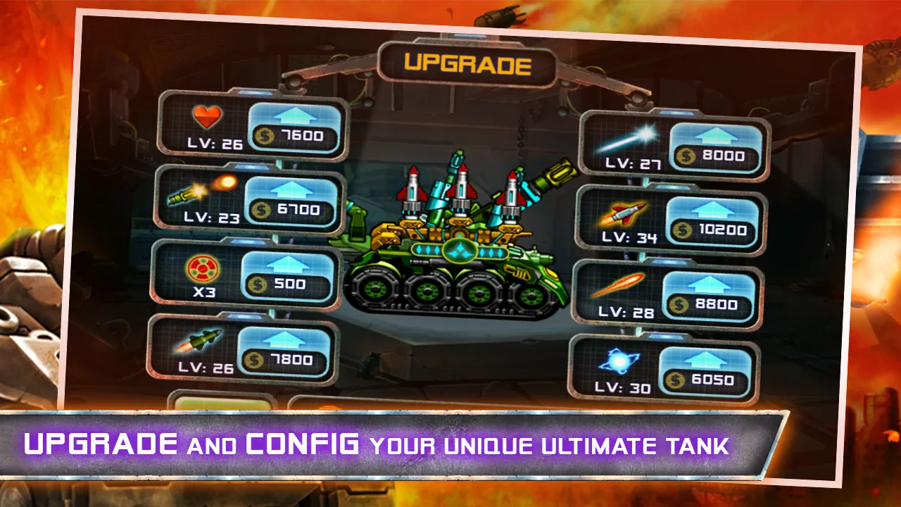 Tangkapan skrin Tank Battle