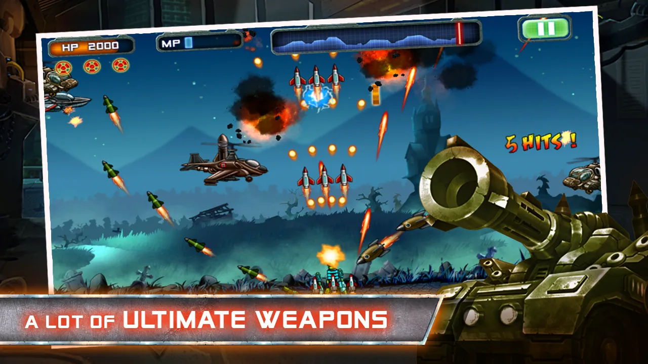 Tangkapan skrin Tank Battle