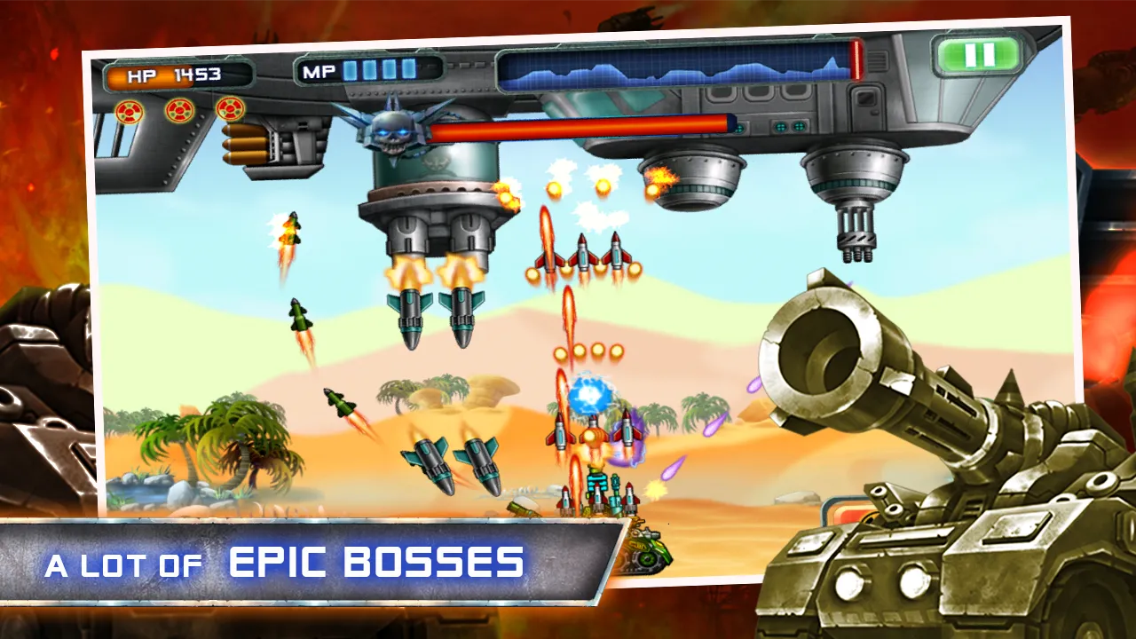 Tangkapan skrin Tank Battle