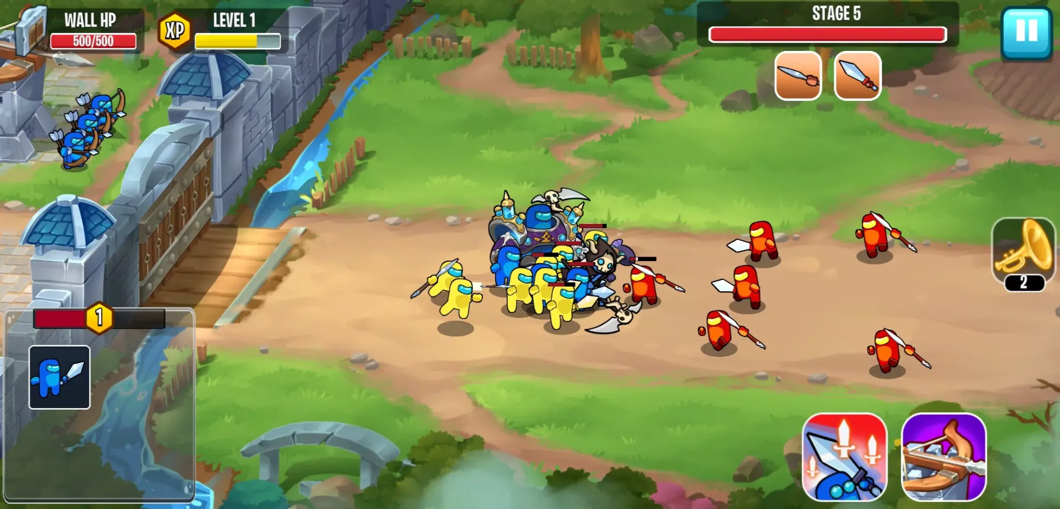 Warriors Defend Screenshots