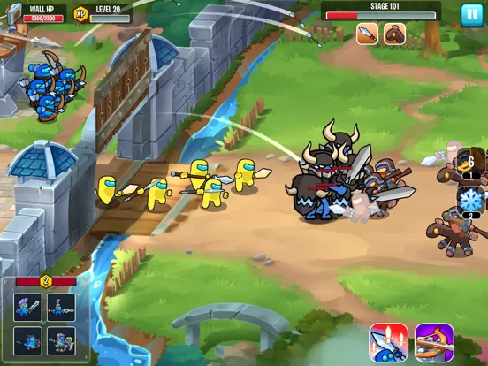 Warriors Defend iPad  Screenshots