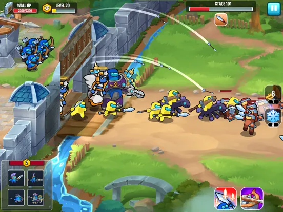 Warriors Defend iPad  Screenshots