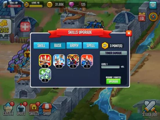 Warriors Defend iPad  Screenshots