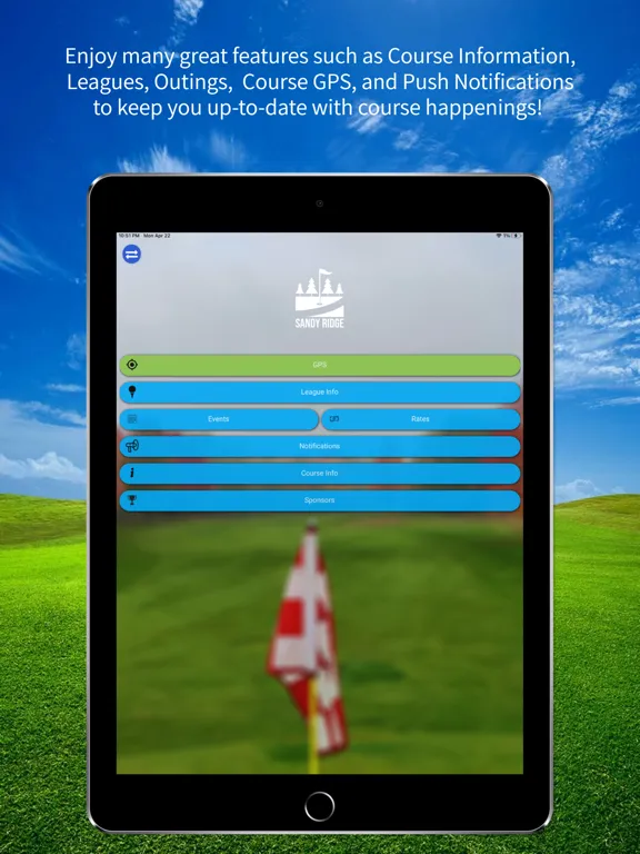 Captures d'écran de Sandy Ridge GC iPad 