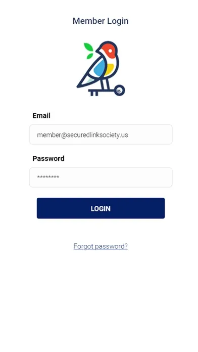 Capturas de pantalla de Secured Link Society