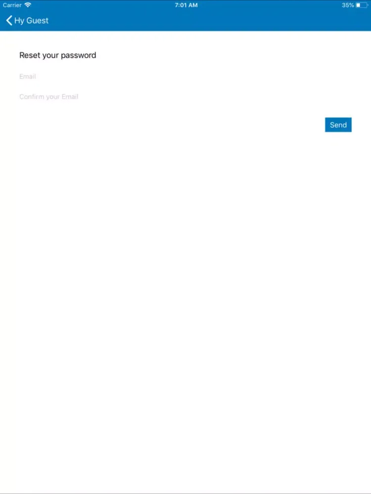 Hy Guest iPad  스크린샷