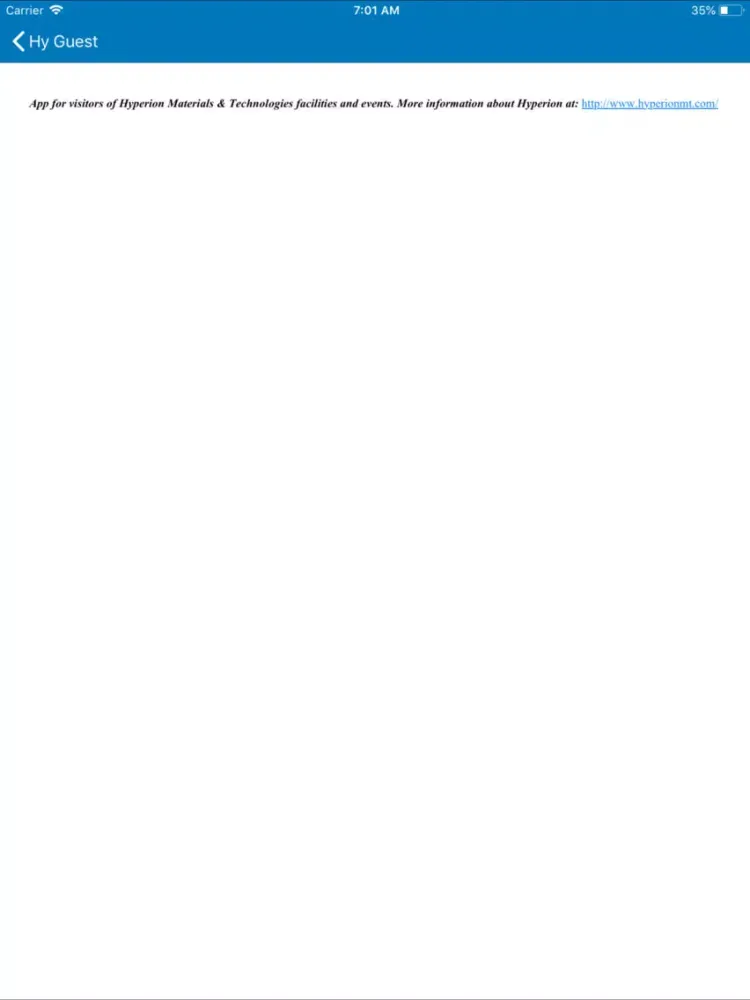 Hy Guest iPad  스크린샷