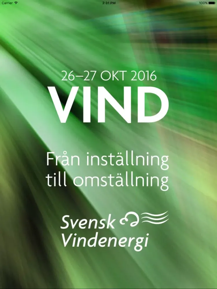 Vind 2016 iPad  سکرین شاٹس