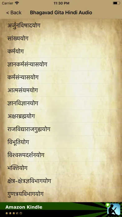 Capturas de pantalla de Bhagavad Gita Hindi Audio