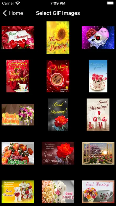 Zrzuty ekranu Good Morning Greetings & Sms