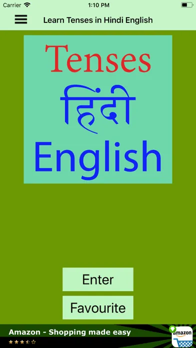 Captures d'écran de Learn Tenses in Hindi English