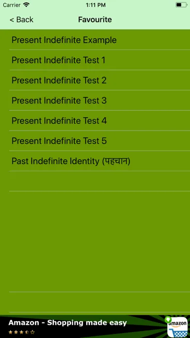 Captures d'écran de Learn Tenses in Hindi English