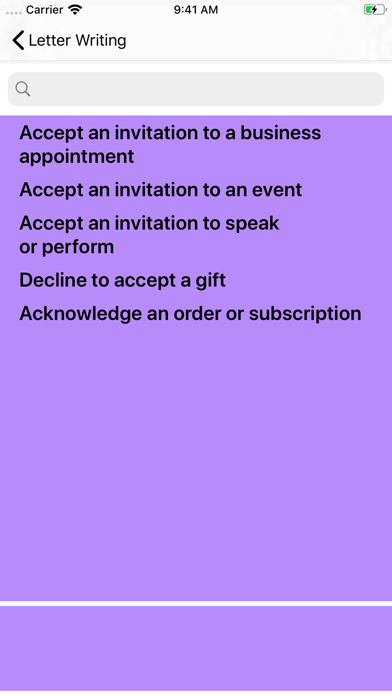 English Letter Writing Tips Screenshots
