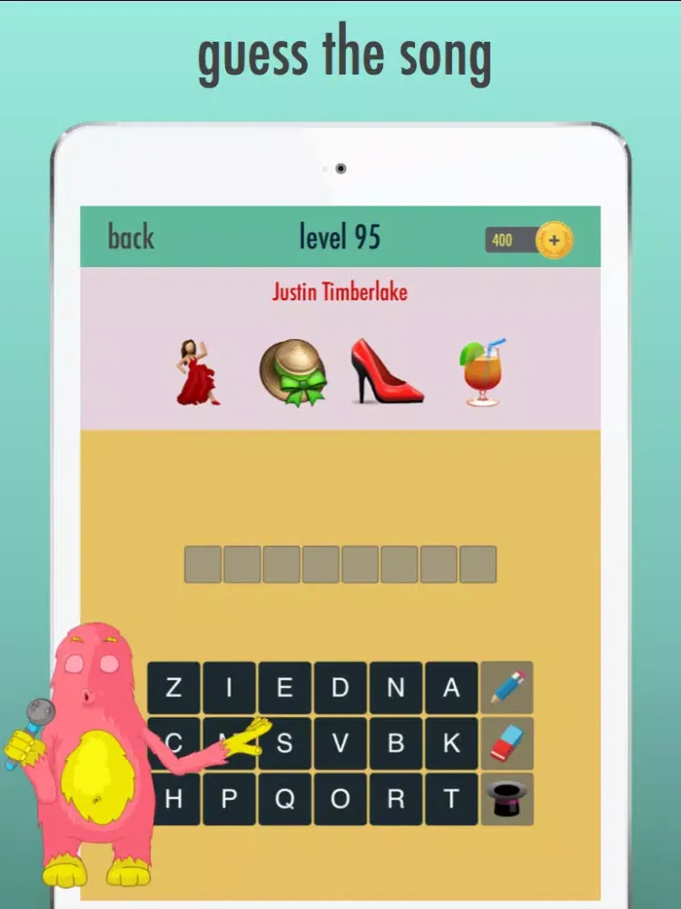 4 Emoji 1 Song - Guess the Song, Music Trivia Quiz iPad 应用截图