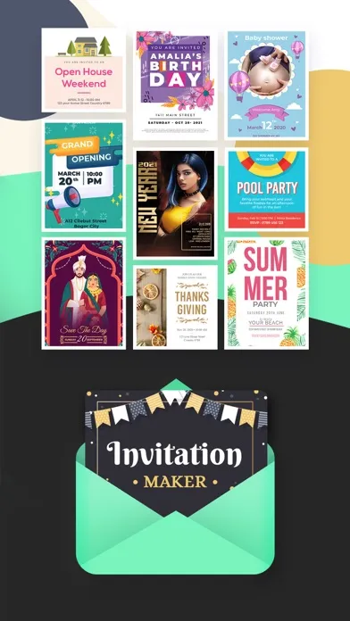 Capturas de pantalla de Invitation Maker : Card Maker