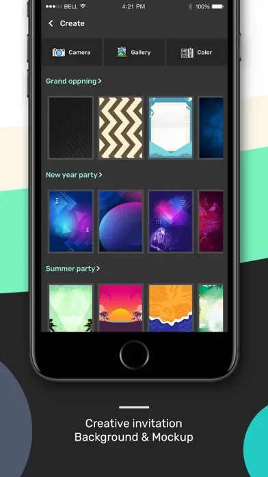 Capturas de pantalla de Invitation Maker : Card Maker