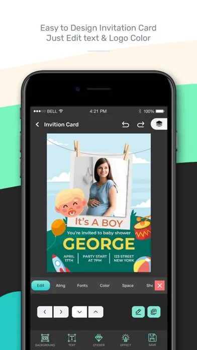 Capturas de pantalla de Invitation Maker : Card Maker