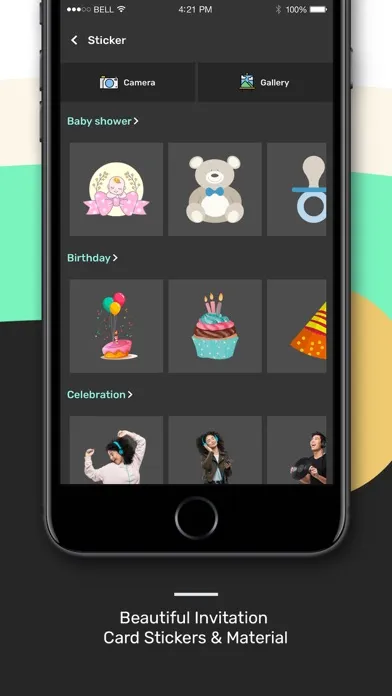 Capturas de pantalla de Invitation Maker : Card Maker