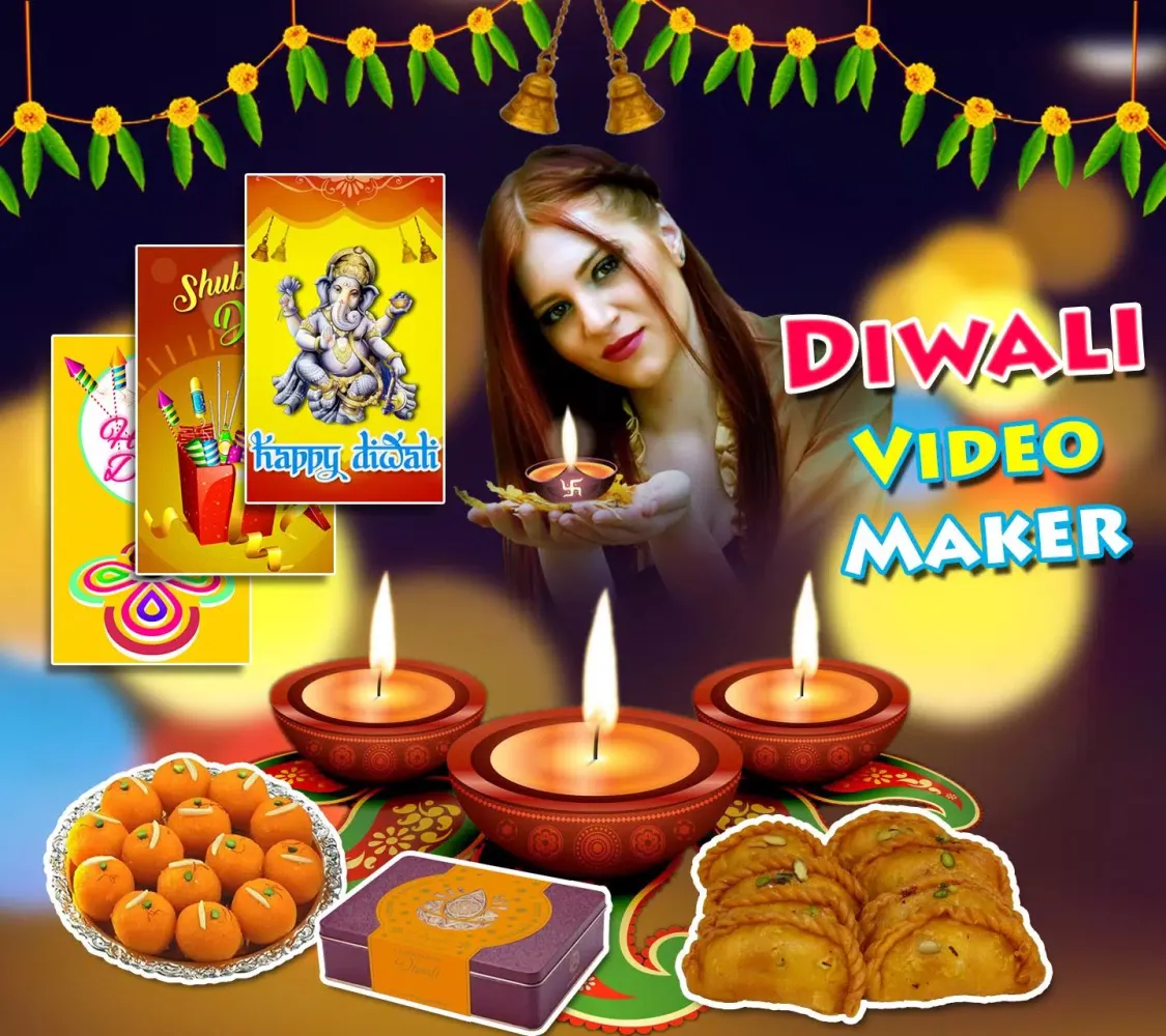 Capturas de pantalla de Diwali Video Maker
