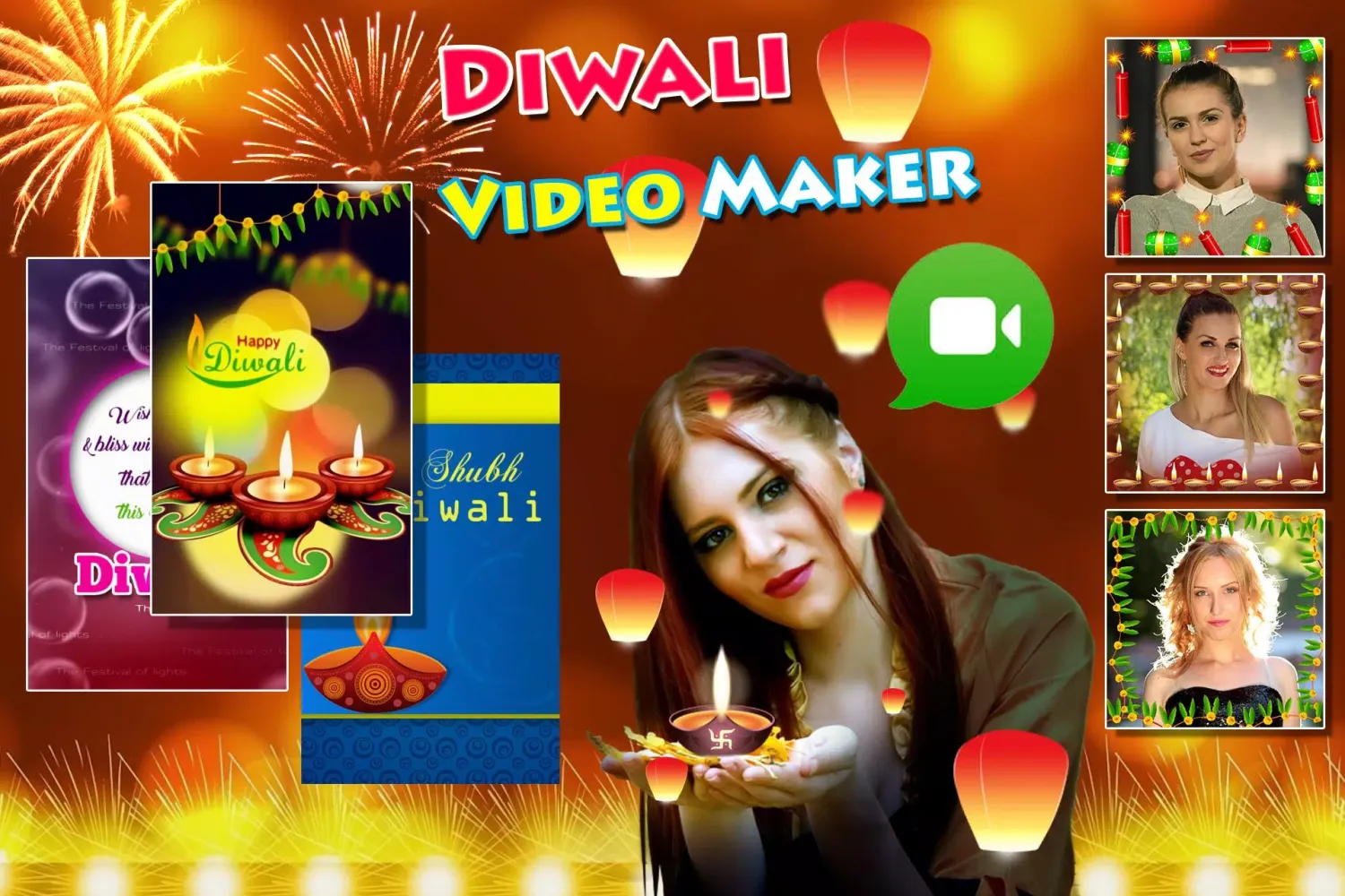 Capturas de pantalla de Diwali Video Maker