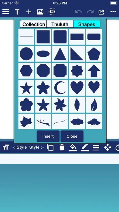 Tangkapan layar CalliPro محترف الخط