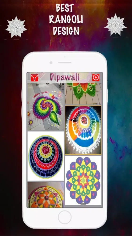 Screenshot di Diwali (Audio & Rangoli Design)