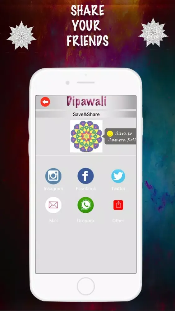 Screenshot di Diwali (Audio & Rangoli Design)