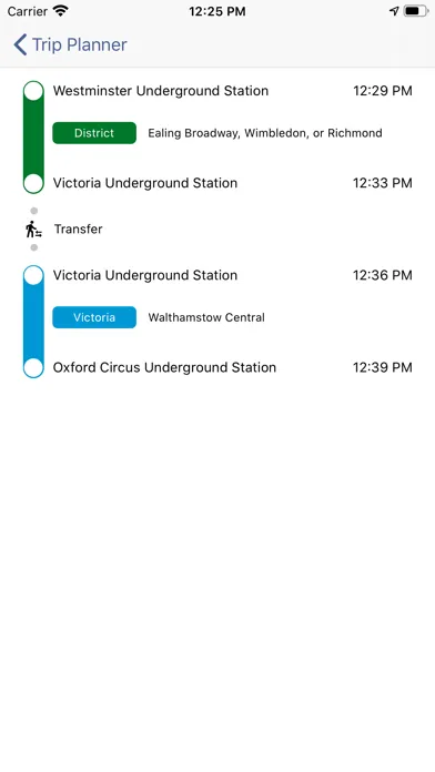Captures d'écran de Tube Mapper: A London Tube Map