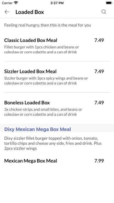 Capturas de pantalla de Dixy Chicken Shirley