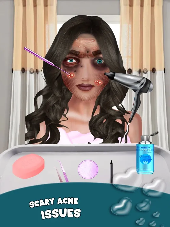 Captures d'écran de DIY ASMR Makeover Makeup Salon iPad 