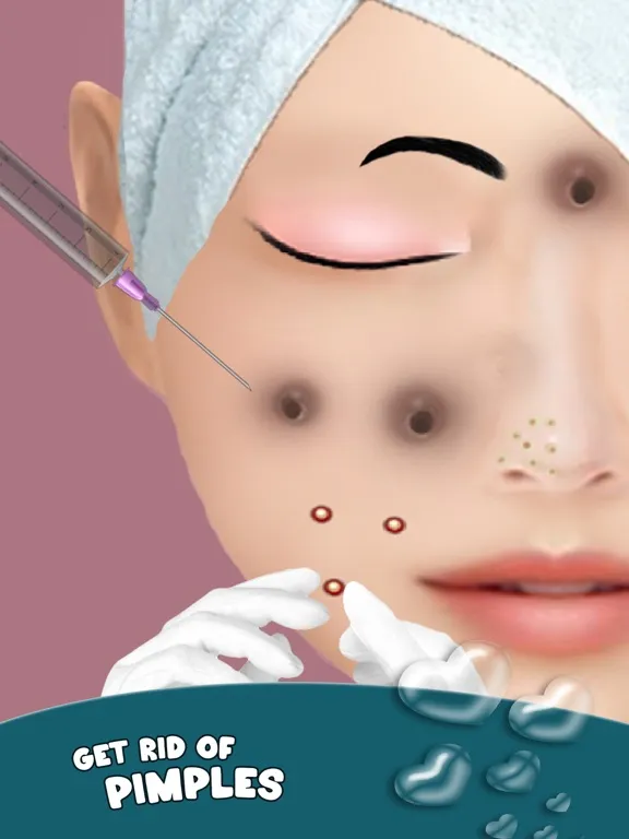 Captures d'écran de DIY ASMR Makeover Makeup Salon iPad 