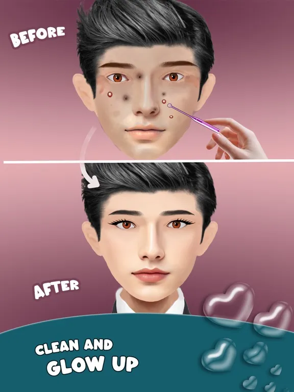 Captures d'écran de DIY ASMR Makeover Makeup Salon iPad 