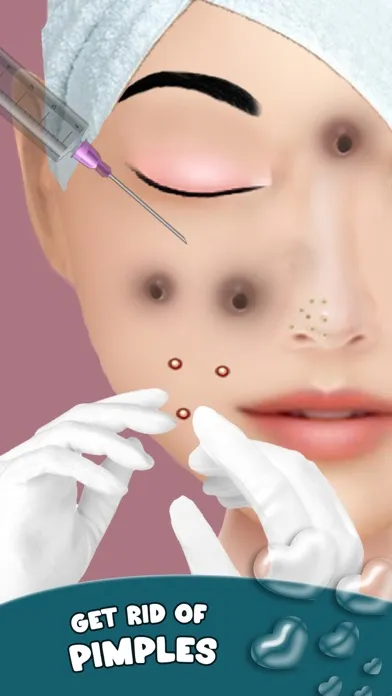Captures d'écran de DIY ASMR Makeover Makeup Salon